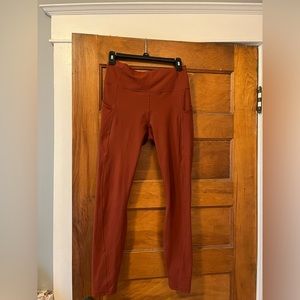 Fabletics Purelux Burnt Orange Leggings